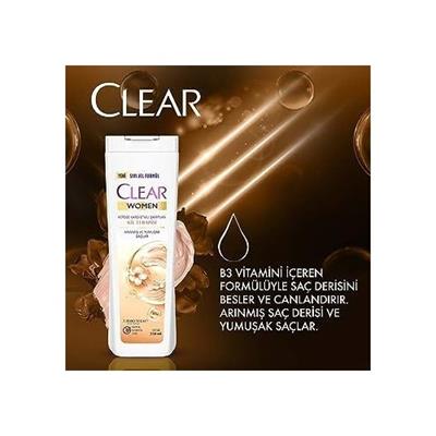 Clear Women Kepeğe Karşı Etkili Şampuan Kil Terapisi 485 ml