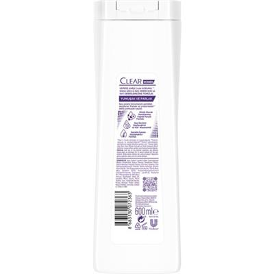 Clear Women Kepeğe Karşı Etkili Şampuan Yumuşak Parlak Kiraz Çiçeği Esansı Keratin 600 ml