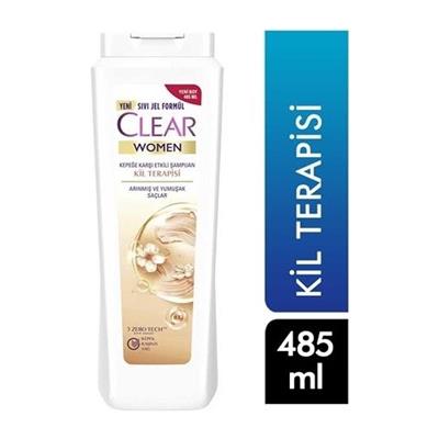 Clear Women Kepeğe Karşı Etkili Şampuan Kil Terapisi 485 ml