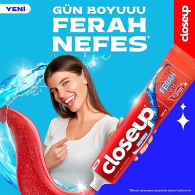 Close Up Diş Macunu Fresh Blast Ağız Bakım Suyu Etkili 50 Ml X1