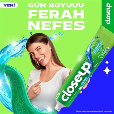 Close Up Diş Macunu Menthol Fresh Ağız Bakım Suyu Etkili 50 Ml X1