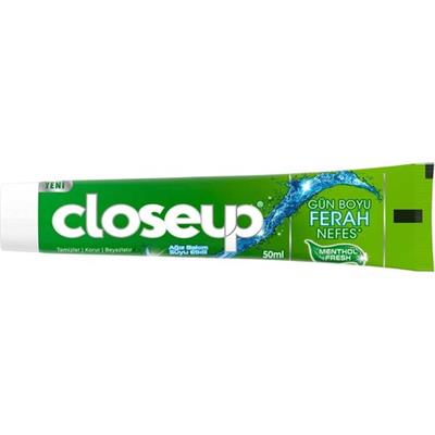 Close Up Diş Macunu Menthol Fresh Ağız Bakım Suyu Etkili 50 Ml X1