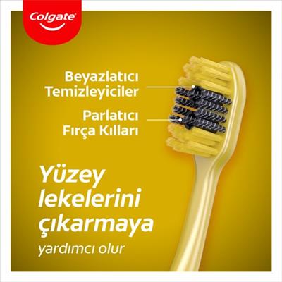 Colgate 360 Charcoal Gold Çok Yönlü Koruma Yumuşak Diş Fırçası