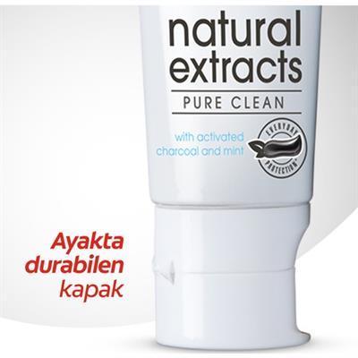 Colgate Natural Extracts Aktif Karbon ve Nane Saf Temizlik Diş Macunu 75 ml