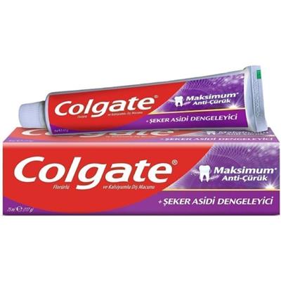 Colgate Onarıcı Anti-Çürük Diş Macunu 75 ml – Şeker Asidi Dengeleyici, SLS’siz, Nane Aromalı, Tüm Aile İçin