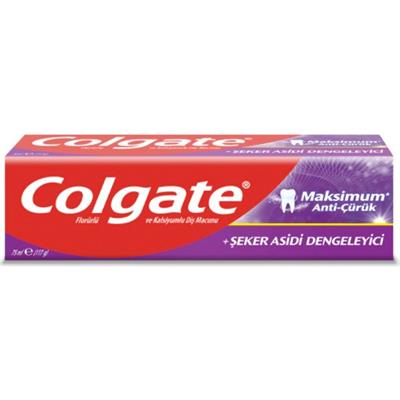 Colgate Onarıcı Anti-Çürük Diş Macunu 75 ml – Şeker Asidi Dengeleyici, SLS’siz, Nane Aromalı, Tüm Aile İçin