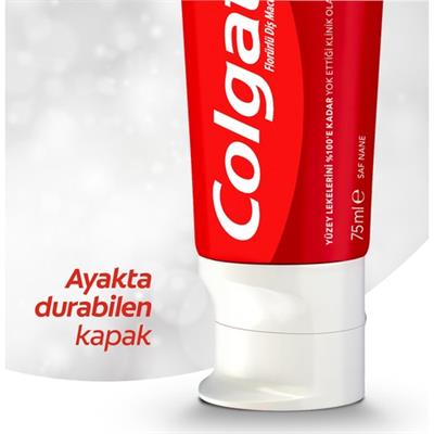 Colgate Optic White Aktif Kömür Yumuşak Mineral Temizliği Diş Macunu 75 ml