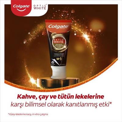 Colgate Optic White Çay Kahve 50 ml+  Parıldayan Beyazlık 50 ml