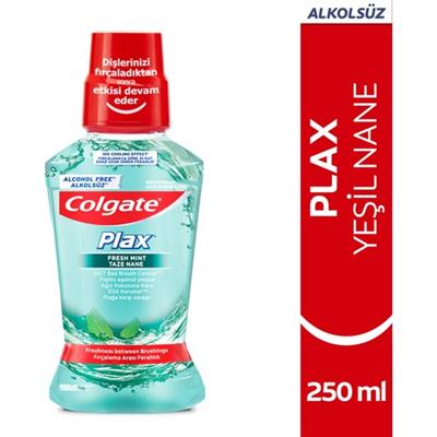 Colgate Plax Taze Nane Ferahlığı Ağız Bakım Suyu 250 ml – Uzun Süre Kalıcı Ferah Nefes ve Etkili Temizlik