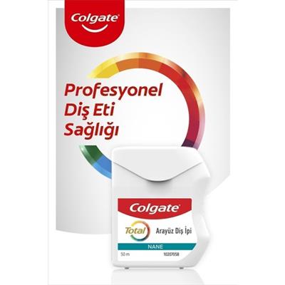 Colgate Total Profesyonel Diş Eti Sağlığı Arayüz Diş İpi 50 m