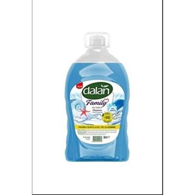 Dalan Sıvı Sabun Family Okyanus Doğal İçeriklerle 3 Litre Tüm Ciltler İçin Uygun