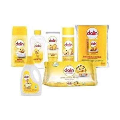 Dalin Bebek Bakım Seti 4 Parça Hassas Ciltler için Dermatolojik Olarak Test Edilmiş