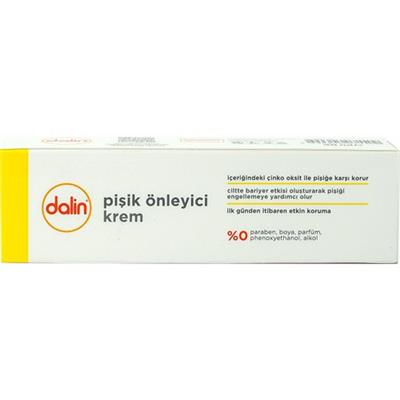Dalin Bebek Pişik Önleyici Krem 30 ml – Çinko Oksitli, Hipoalerjenik, Dermatolojik Testli ve Hassas Ciltlere Uygun