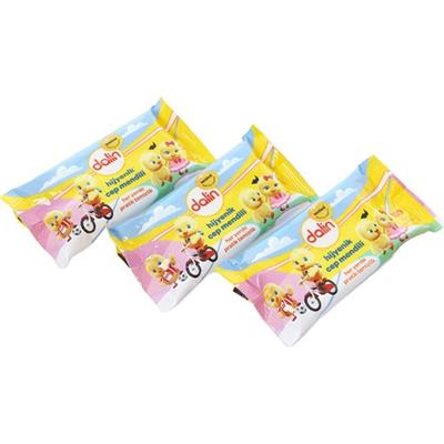 Dalin Hijyenik Islak Cep Mendil 3X15 Adet