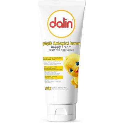 Dalin Pişik Önleyici Krem 100 ml – Hassas Ciltler için Yulaf Yağı ve Çinko Oksitli Hipoalerjenik Bakım