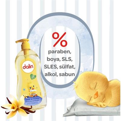 Dalin Rahat ve Mutlu Vanilya Kokulu Bebek Şampuanı