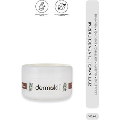 Dermokil Doğal Zeytinyağlı El Yüz ve Vücut Bakım Kremi 300 ml