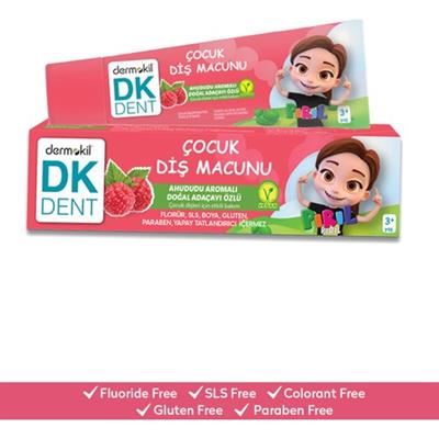 DKDENT Pırıl Ahududu Aromalı Çocuk Diş Macunu 50 ml