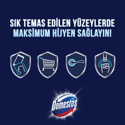 Domestos Pratik Yüzey Temizleme Mendili Maksimum Hijyen 45li