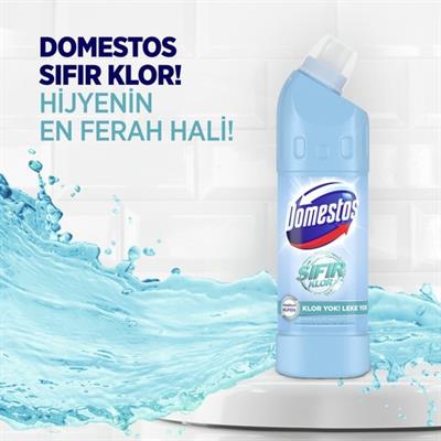 Domestos Sıfır Klor Çamaşır Suyu Okyanus Esintisi 675 ml