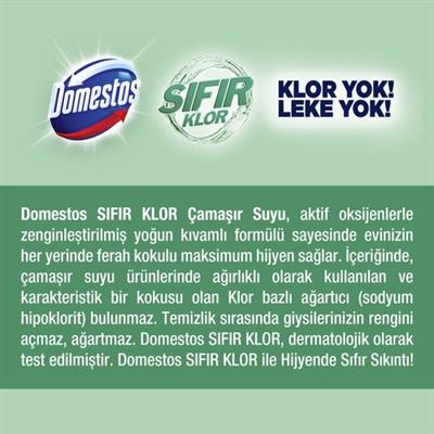 Domestos Yoğun Kıvamlı Çamaşır Suyu Sıfır Klor Orman Ferahlığı Leke Yapmaz 675 ML 1 Adet