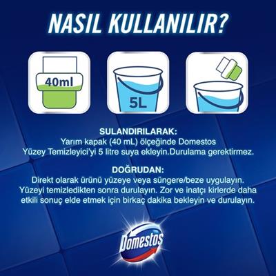 Domestos Yüzey Tem. 1,5 Lt Çam