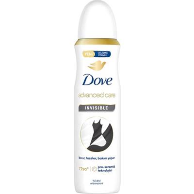 Dove Kadın Sprey Deodorant Invisible Dry 1/4 Nemlendirici Krem Etkili 150 ml