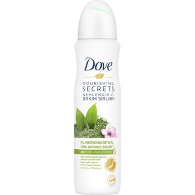 Dove Kadın Sprey Deodorant Matcha Yeşil Çay ve Sakura Çiçeği 150 ml