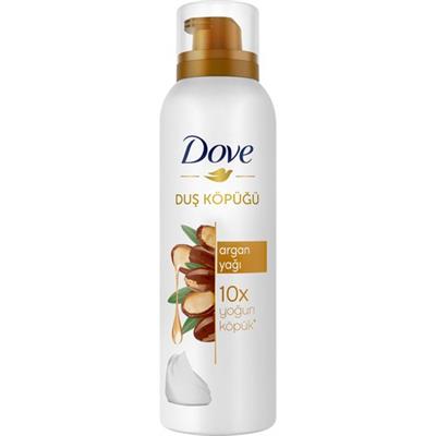 Dove Köpük Duş Jeli Argan Yağı 10 Kat Daha Yoğun Köpüğe Sahip Kremsi Formül, 200 mlx1