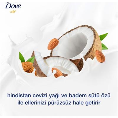 Dove Nemlendirici Sıvı Sabun Hindistan Cevizi Yağı ve Badem Sütü Özü - 450 ml