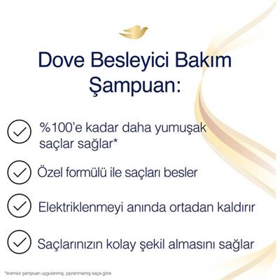 Dove Ultra Care Saç Bakım Şampuanı Besleyici Bakım Kuru Saçlar İçin 400 ml