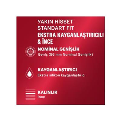 Durex Yakın Hisset Standart Fit 16lı