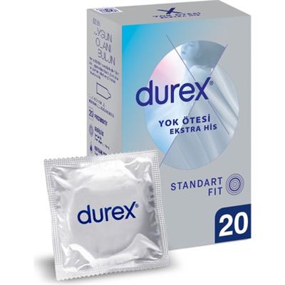 Durex Yok Ötesi Ekstra His 20li İnce Prezervatif Maksimum Hassasiyet İçin Tasarlandı