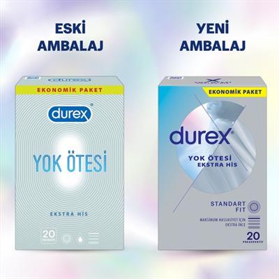 Durex Yok Ötesi Ekstra His 20li İnce Prezervatif Maksimum Hassasiyet İçin Tasarlandı