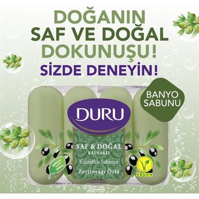 Duru Güzellik Sabunu Saf&doğal Zeytinyağlı Eco 4X70GR