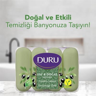 Duru Güzellik Sabunu Saf&doğal Zeytinyağlı Eco 4X70GR