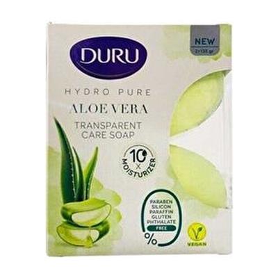 Duru Hydro Pure Aloe Vera Şeffaf Bakım Sabunu 2 x 135 gr 10 Kat Nemlendirici Etki