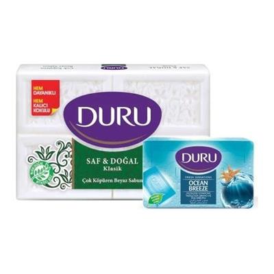 Duru Saf & Doğal Kalıp Sabun Klasik 600 gr + Fresh Okyanus Esintisi