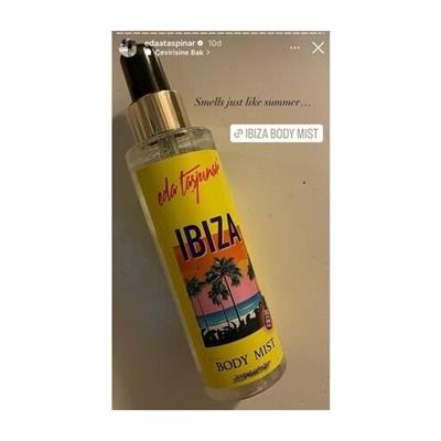 Eda Taşpınar Ibiza Body Mist 200 ml Kadınlar için Canlandırıcı Vücut Spreyi