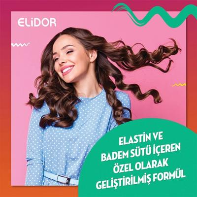 Elidor 7/24 Şekillendirici Saç Bakım Kremi Belirgin Bukleler  & Badem Sütü 265 ml