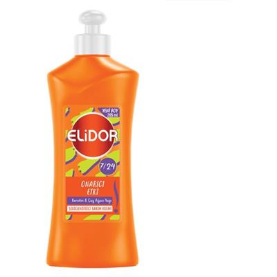 Elidor 7/24 Şekillendirici Saç Bakım Kremi Onarıcı Etki Keratin & Çay Ağacı Yağı 265 ml