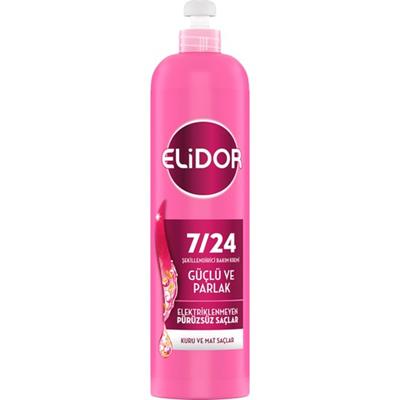 Elidor 7/24 Şekillendirici Saç Bakım Kremi Güçlü ve Parlak Kuru ve Mat Saçlar 240 ml