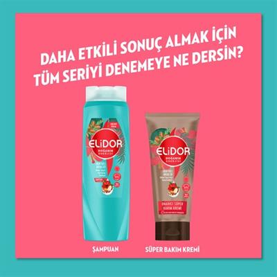 Elidor Doğanın Enerjisi Saç Bakım Kremi Argan Yağı ve Hibiskus Özü 350 ml