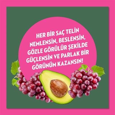 Elidor Doğanın Enerjisi Saç Bakım Şampuanı Avokado ve Üzüm Çekirdeği Yağı ve Parlaklık Kazandırıcı 500 ml