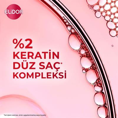 Elidor Saç Bakım Şampuanı Brezilya Keratin Terapisi Hidrolize Keratin Marula Yağı E Vitamini 400 ml