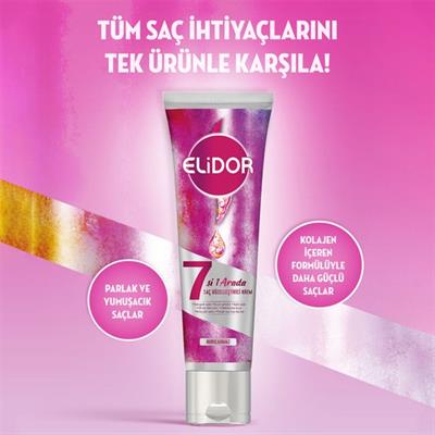 Elidor Saç Güzelleştirici Bakım Krem 7si 1 Arada Durulanmaz 150 ml