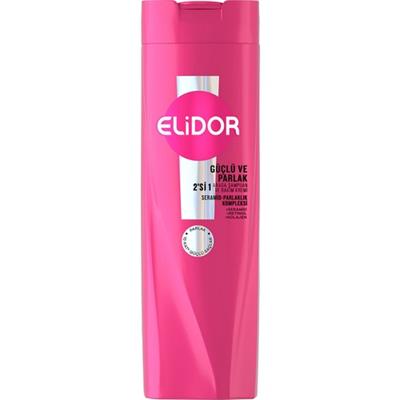 Elidor Superblend 2si 1 Arada Şampuan ve Saç Bakım Kremi Güçlü ve Parlak E Vitamini Makademya Yağı  400 ml