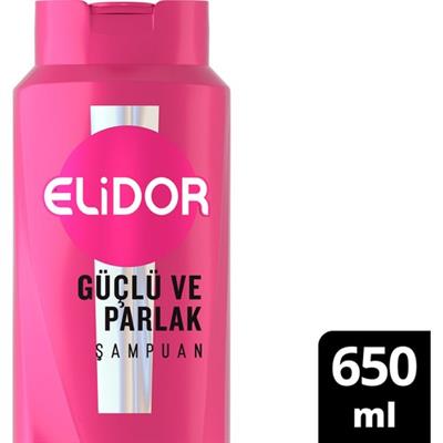 Elidor Superblend Saç Bakım Şampuanı Güçlü ve Parlak E Vitamini Makademya Yağı  650 ml