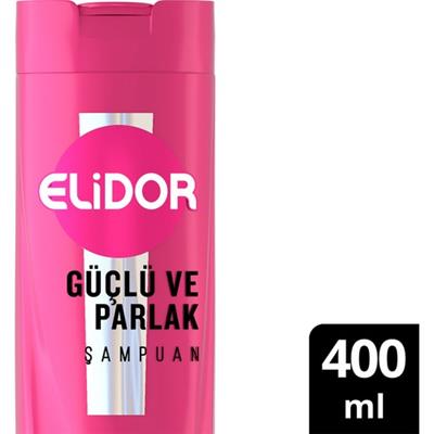 Elidor Superblend Saç Bakım Şampuanı Güçlü ve Parlak E Vitamini Makademya Yağı Kolajen 400 ml