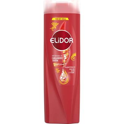 Elidor Superblend Saç Bakım Şampuanı Renk Koruyucu ve Canlandırıcı Bakım Badem Yağı Keratin E Vitamini 400 ml